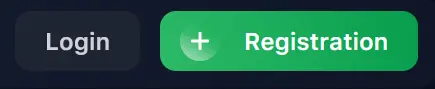Authorization and registration buttons in 1Win