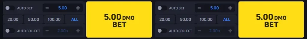Control menu in JetX